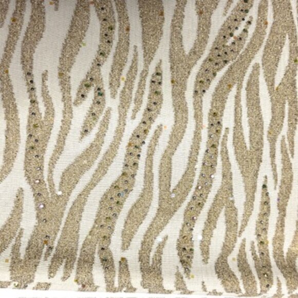 St. John Evening by Marie Gray 2-Piece Gold & IvorySparkle Suit - Picture 7 of 7